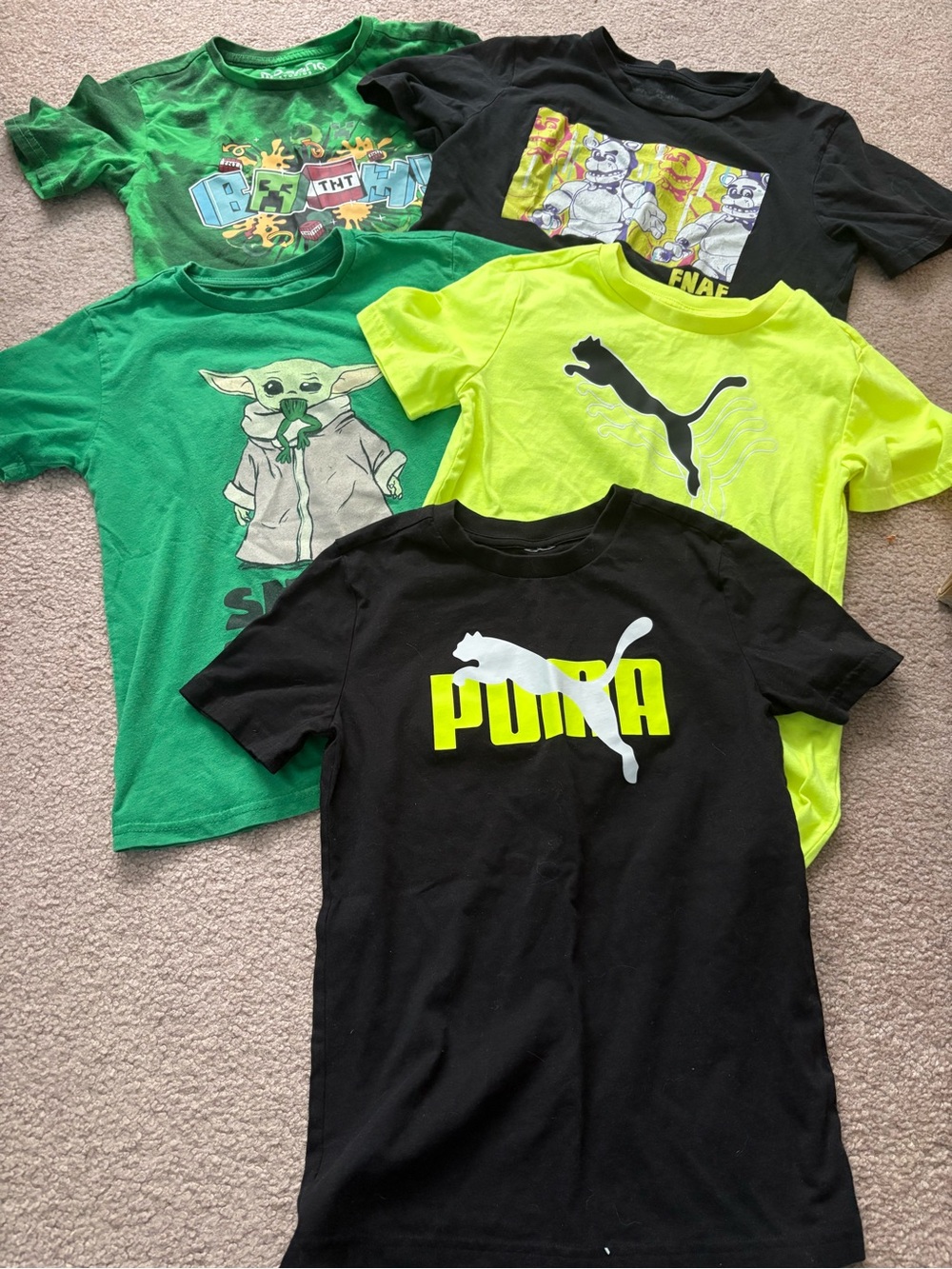 Size 7/8 Boys T-shirt Bundle